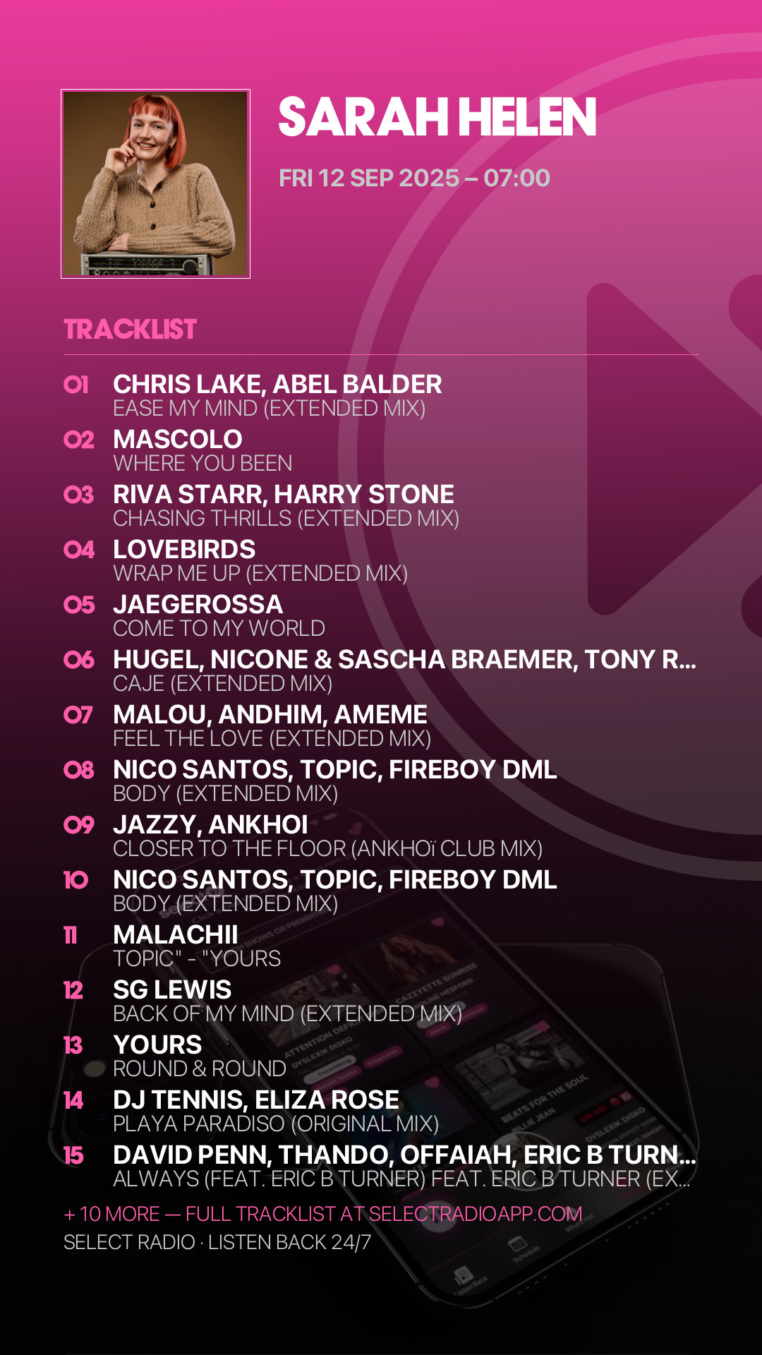 Tracklist Story Preview