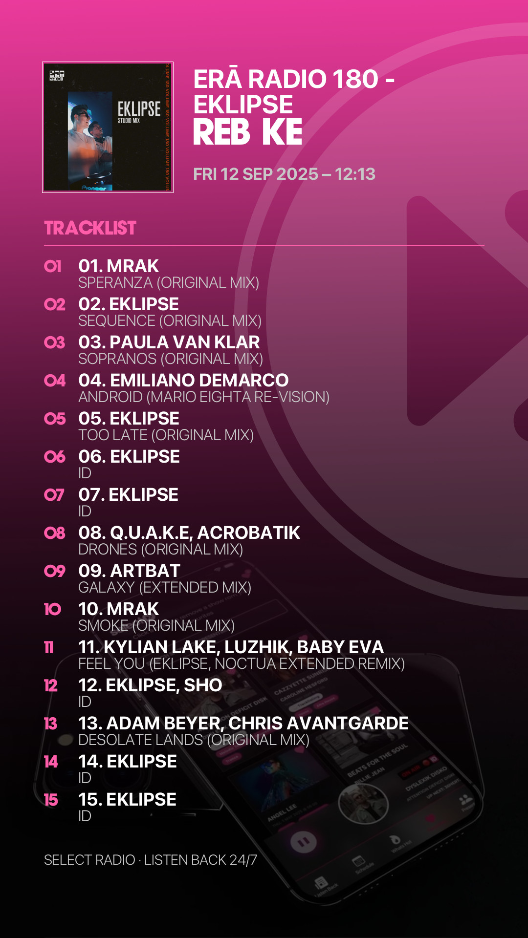 Tracklist Story Preview