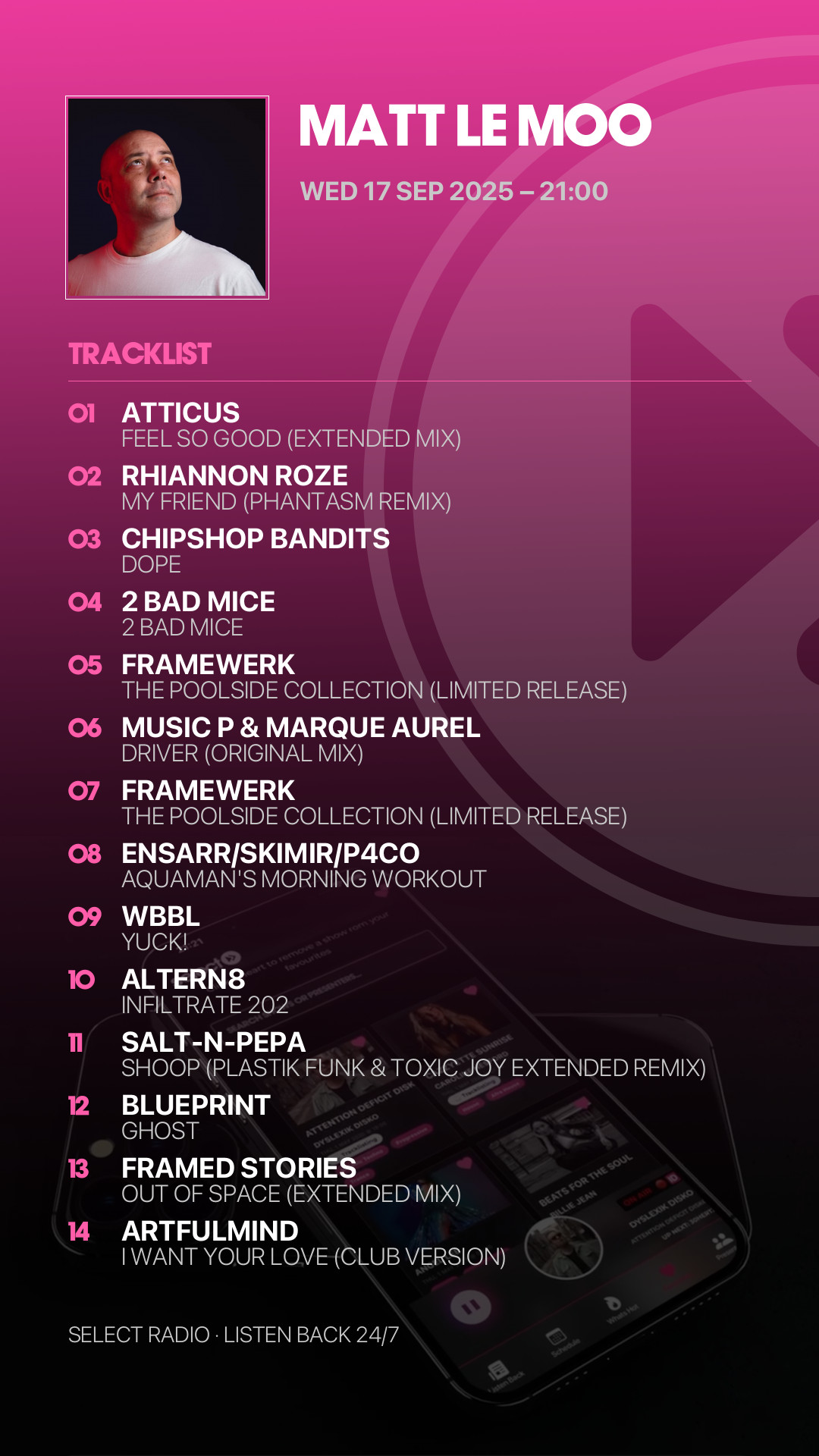 Tracklist Story Preview