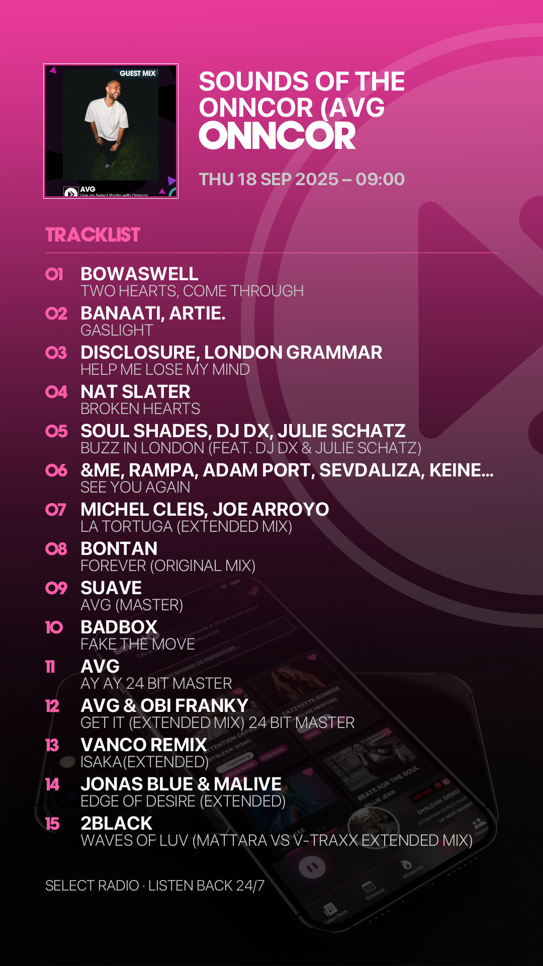 Tracklist Story Preview