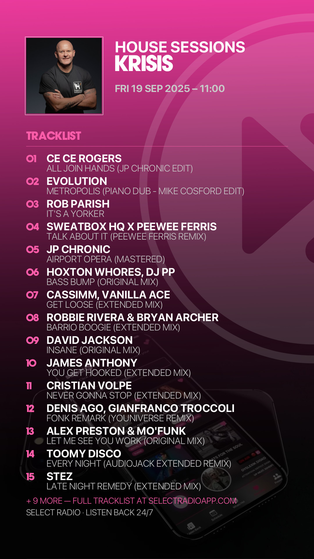 Tracklist Story Preview
