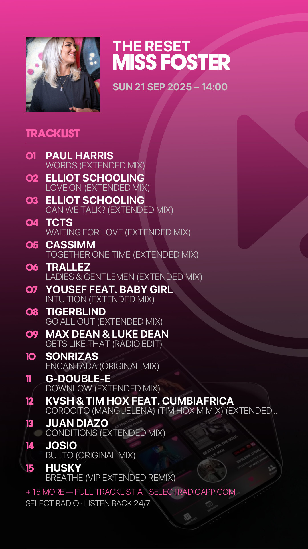 Tracklist Story Preview