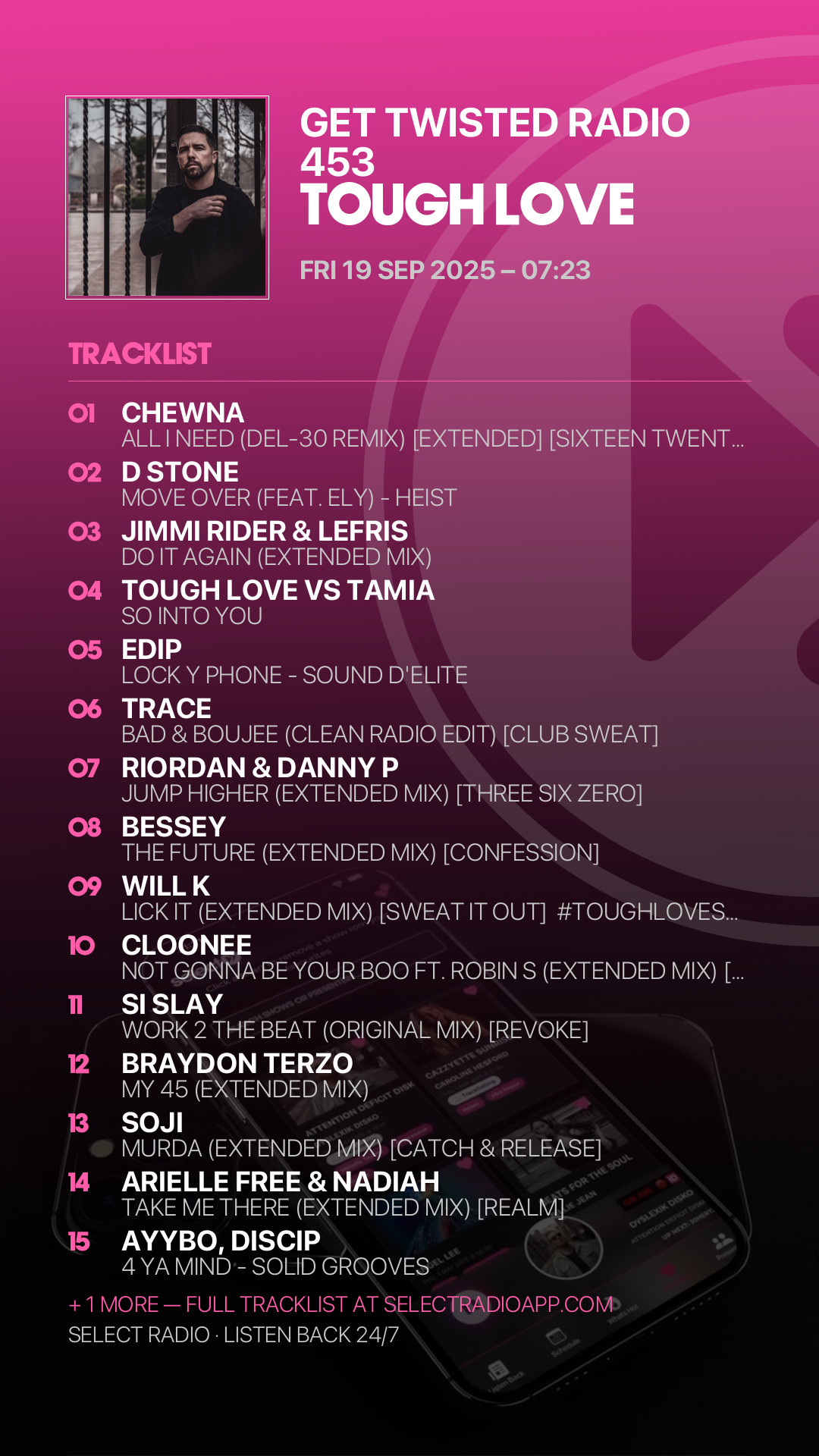 Tracklist Story Preview