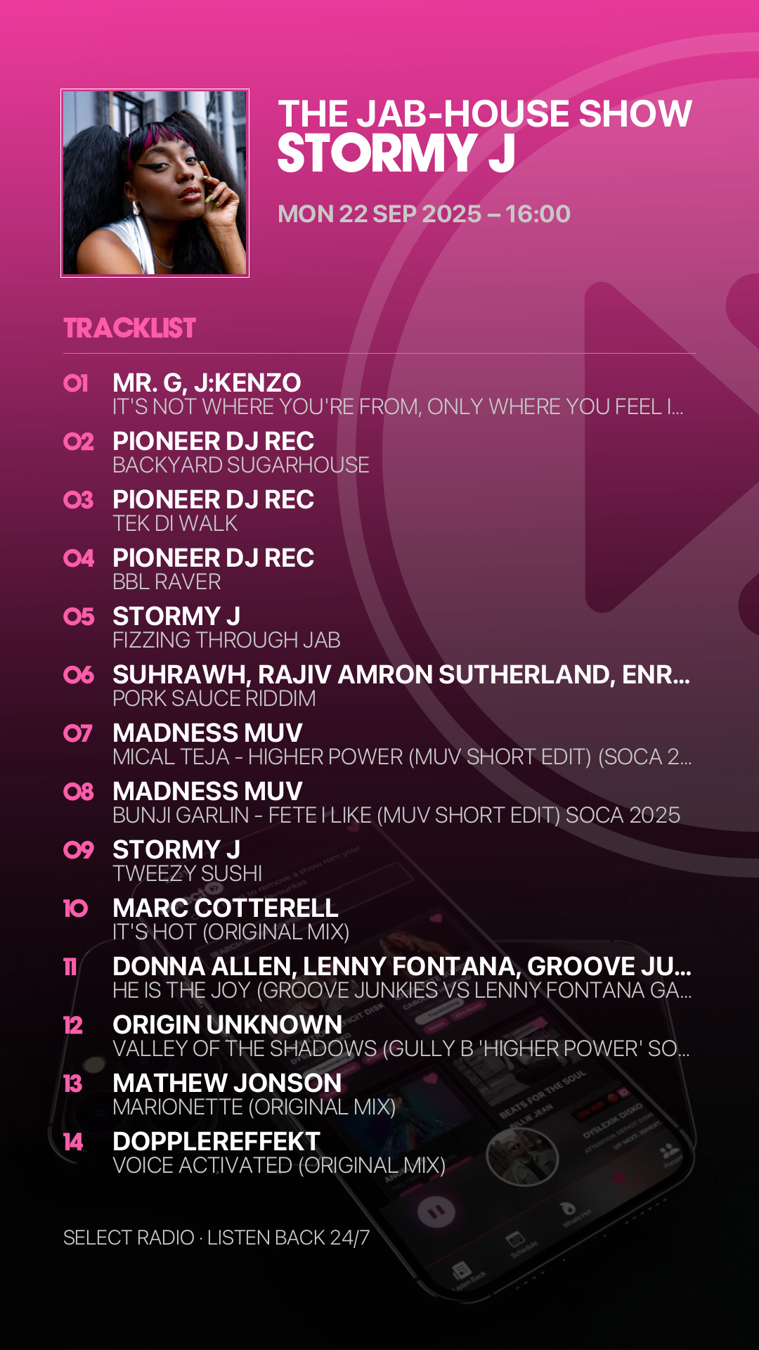 Tracklist Story Preview
