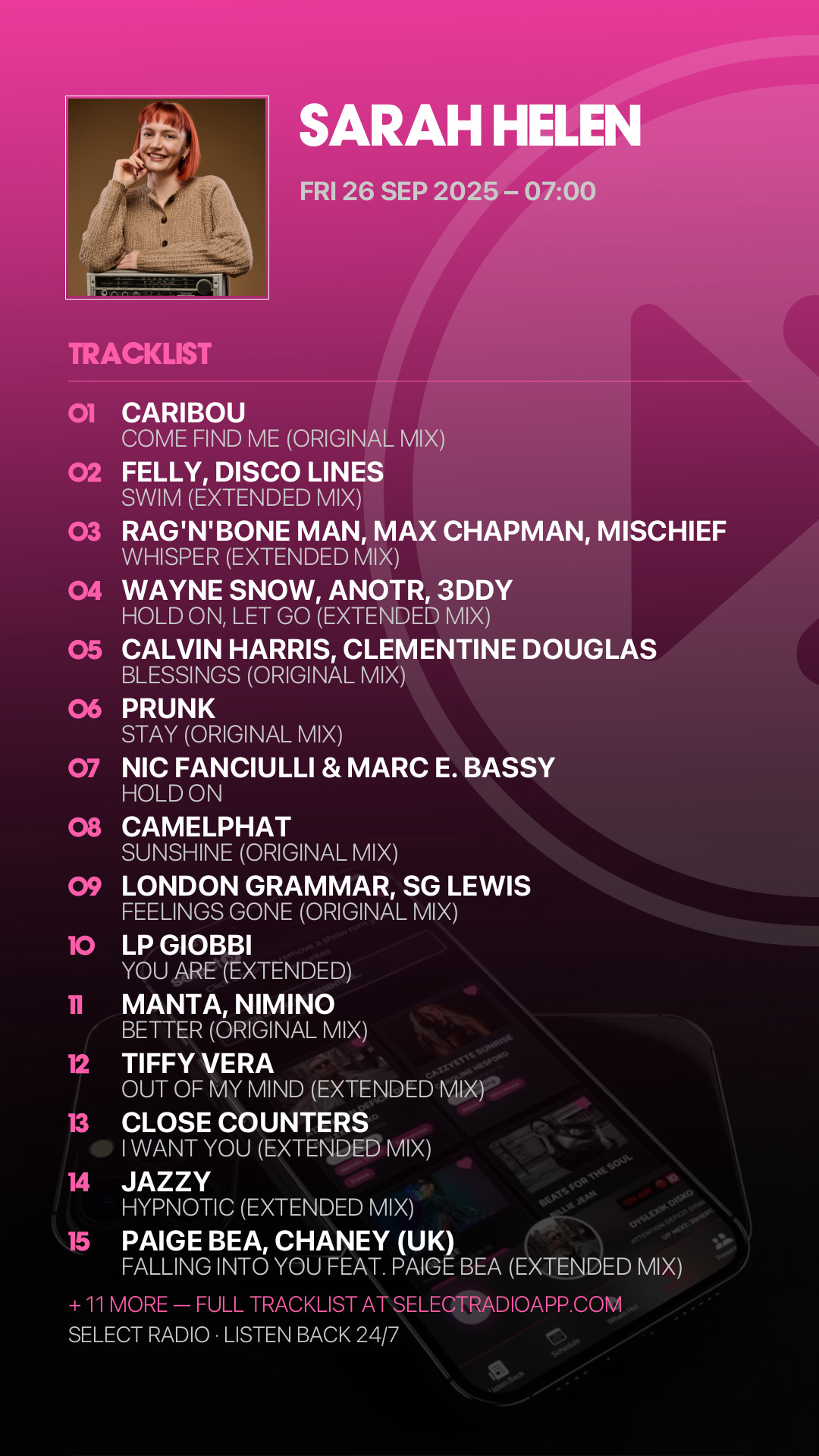 Tracklist Story Preview