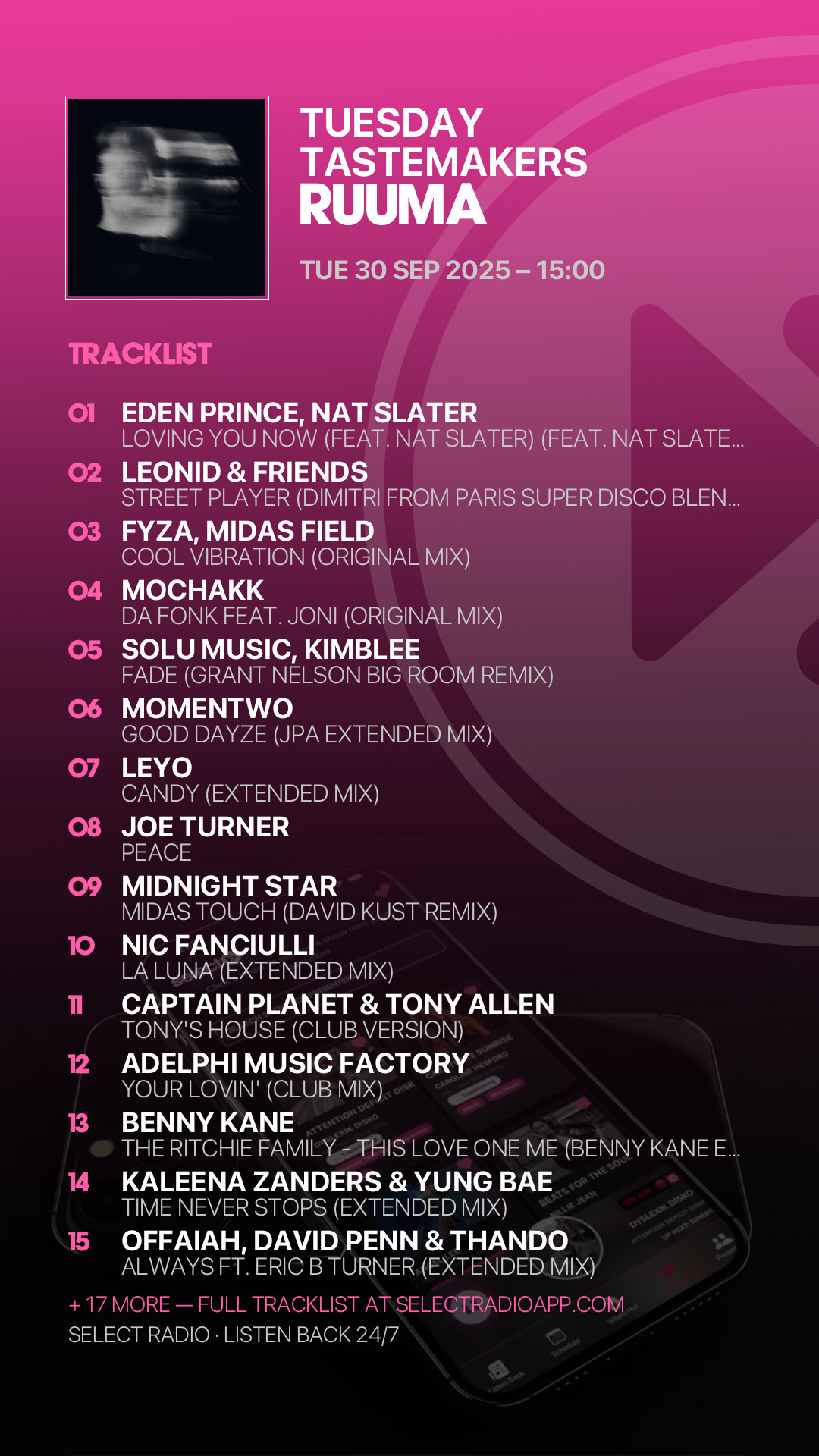 Tracklist Story Preview