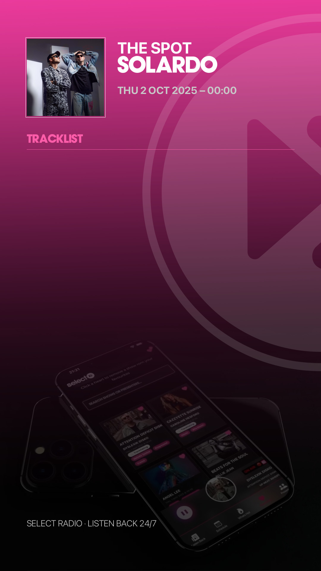 Tracklist Story Preview