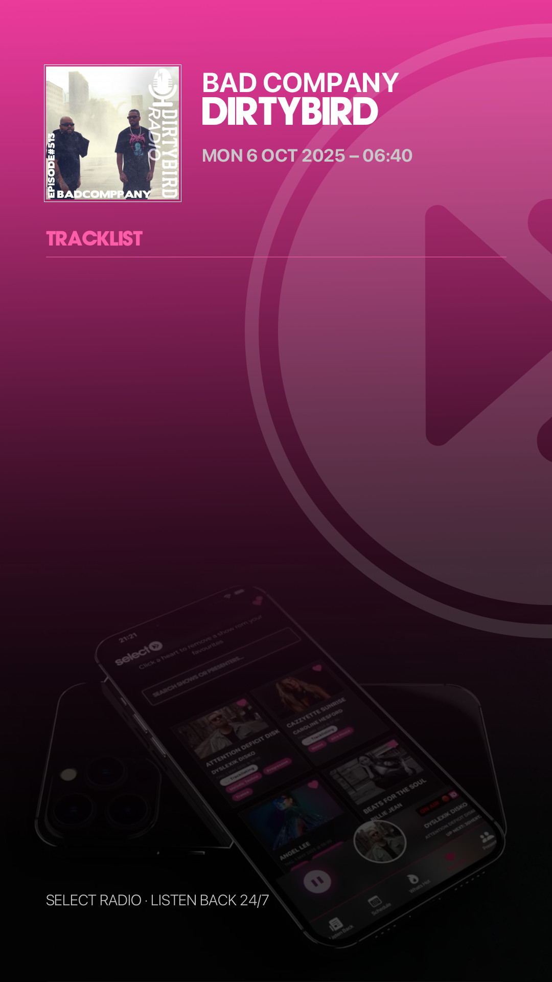 Tracklist Story Preview