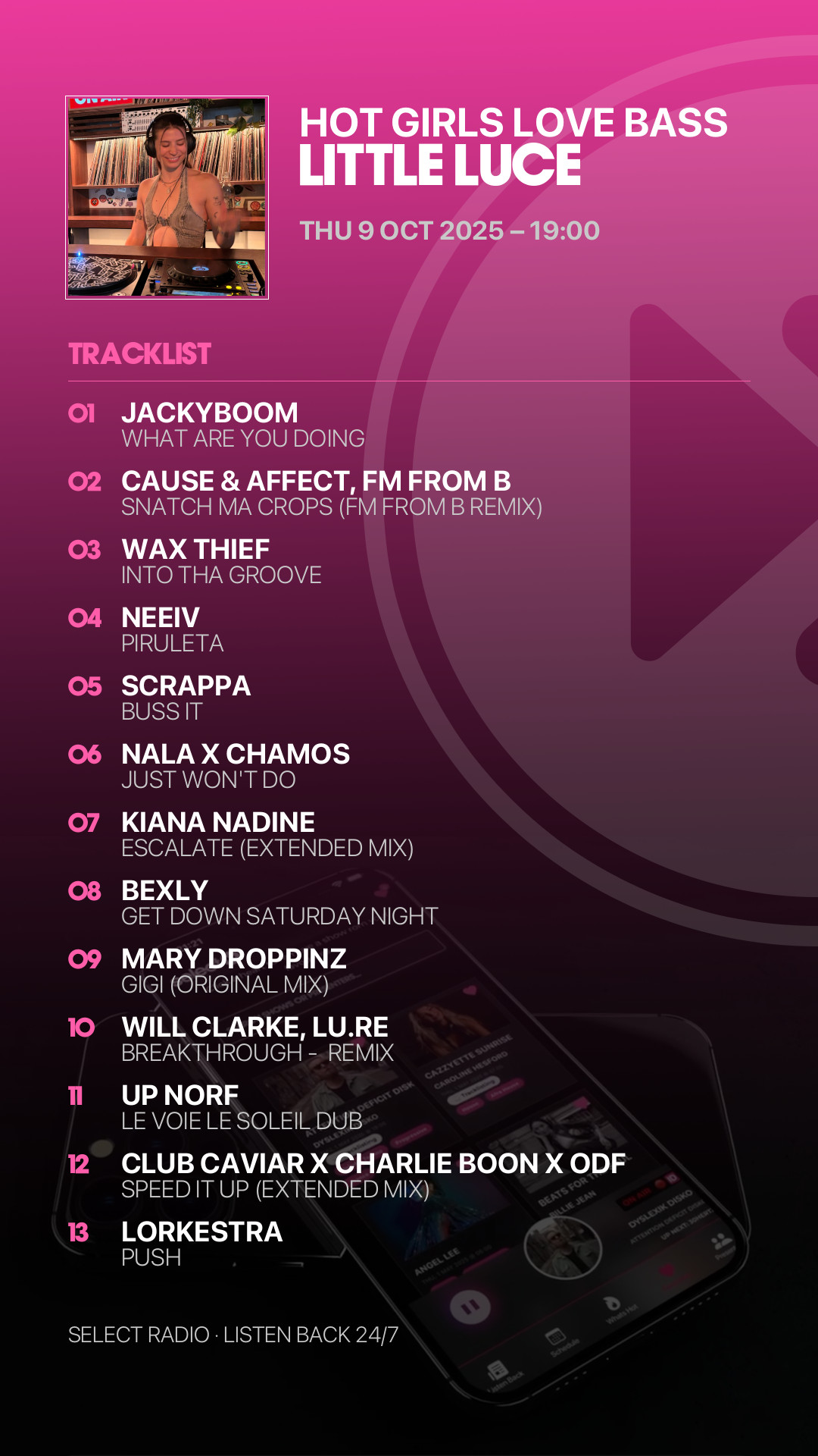 Tracklist Story Preview