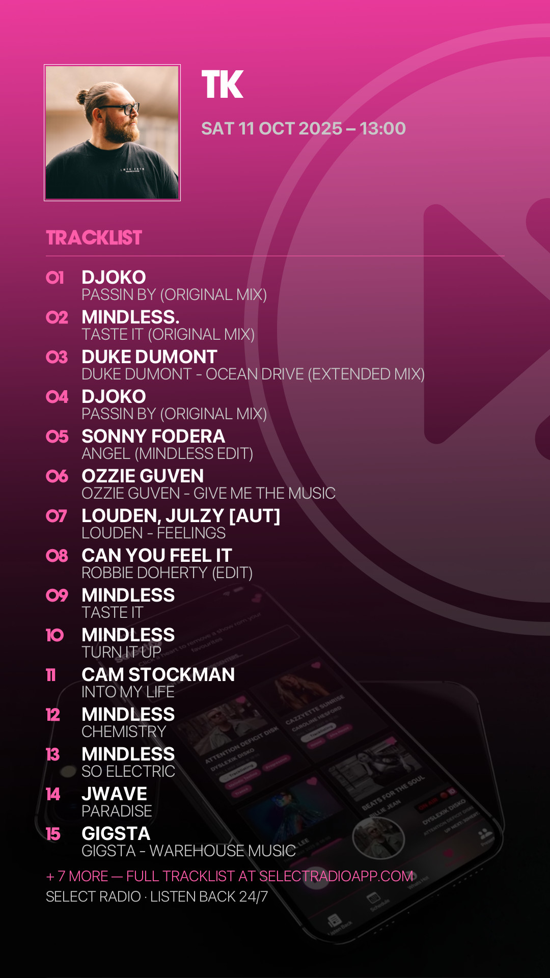 Tracklist Story Preview