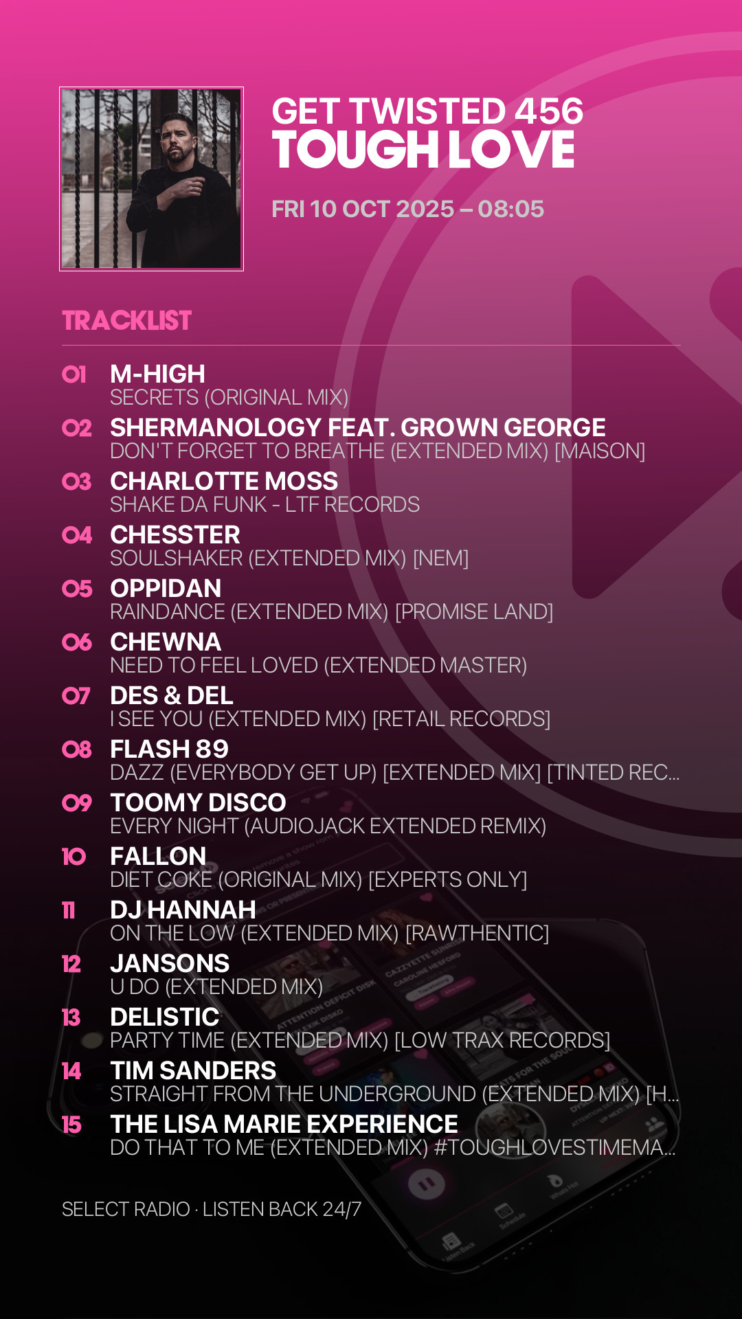 Tracklist Story Preview
