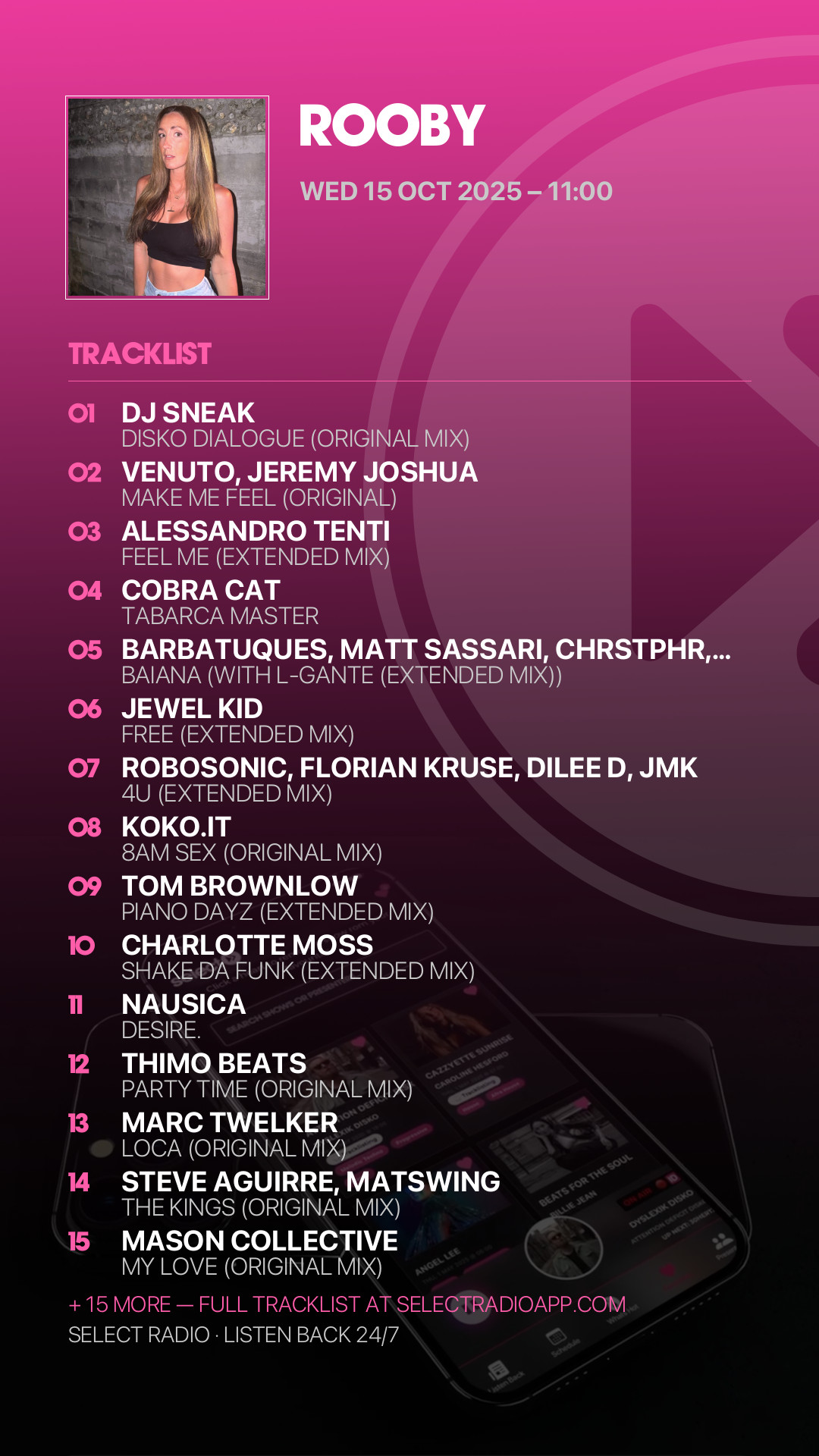 Tracklist Story Preview