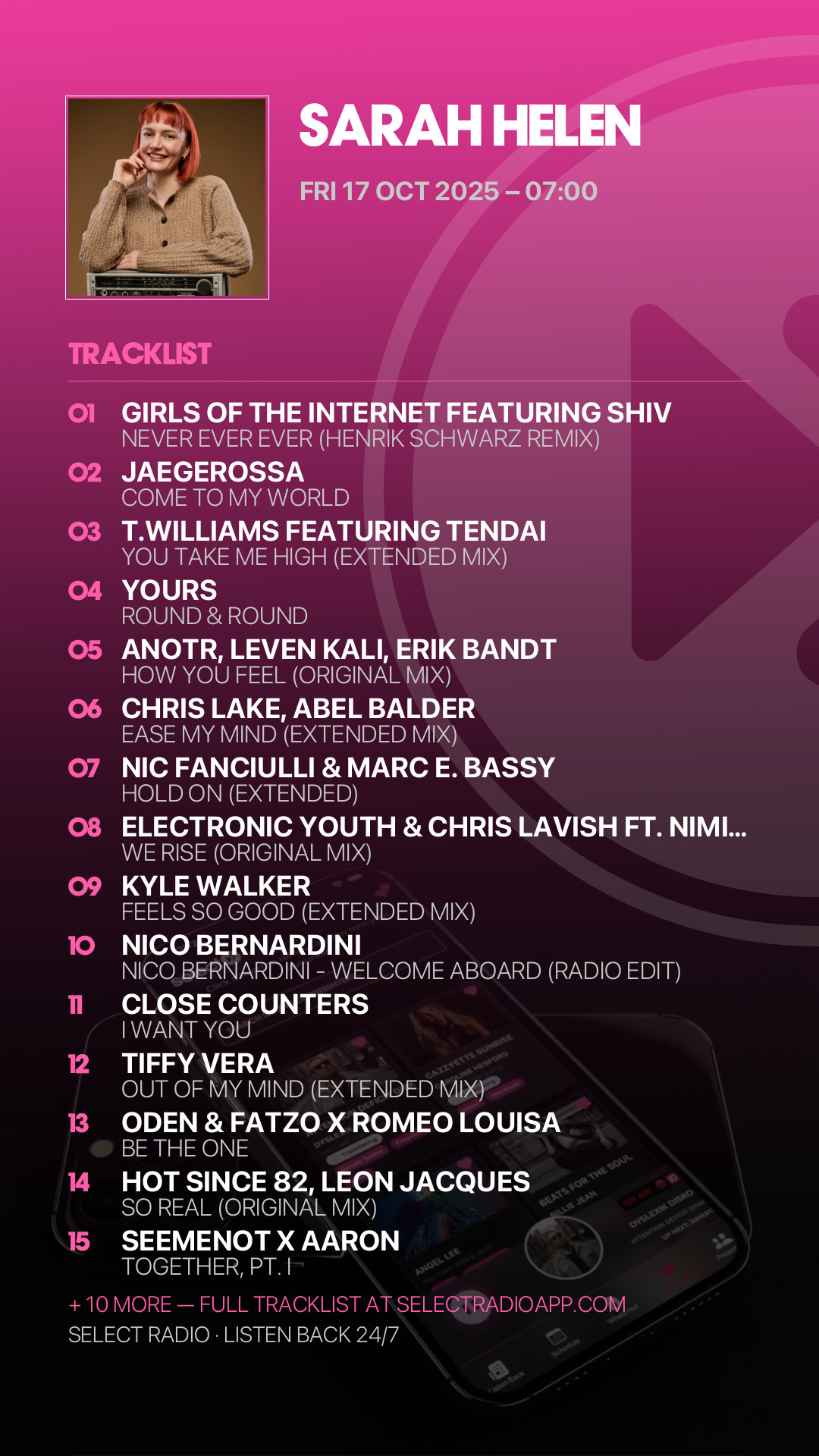 Tracklist Story Preview