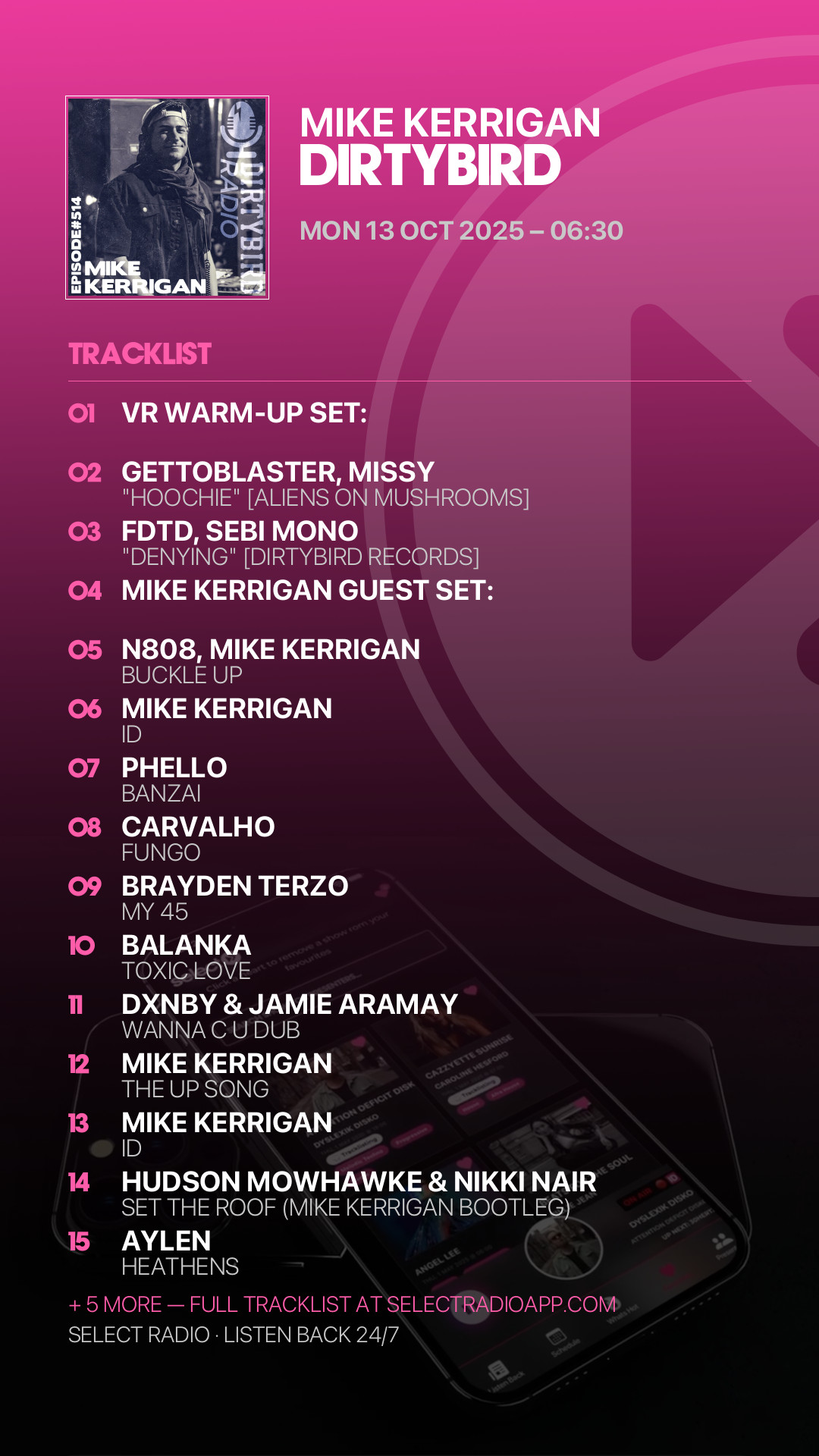 Tracklist Story Preview