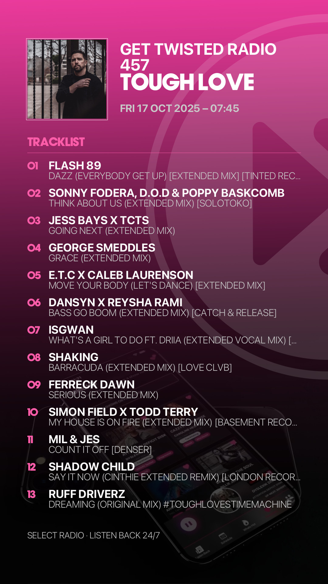 Tracklist Story Preview