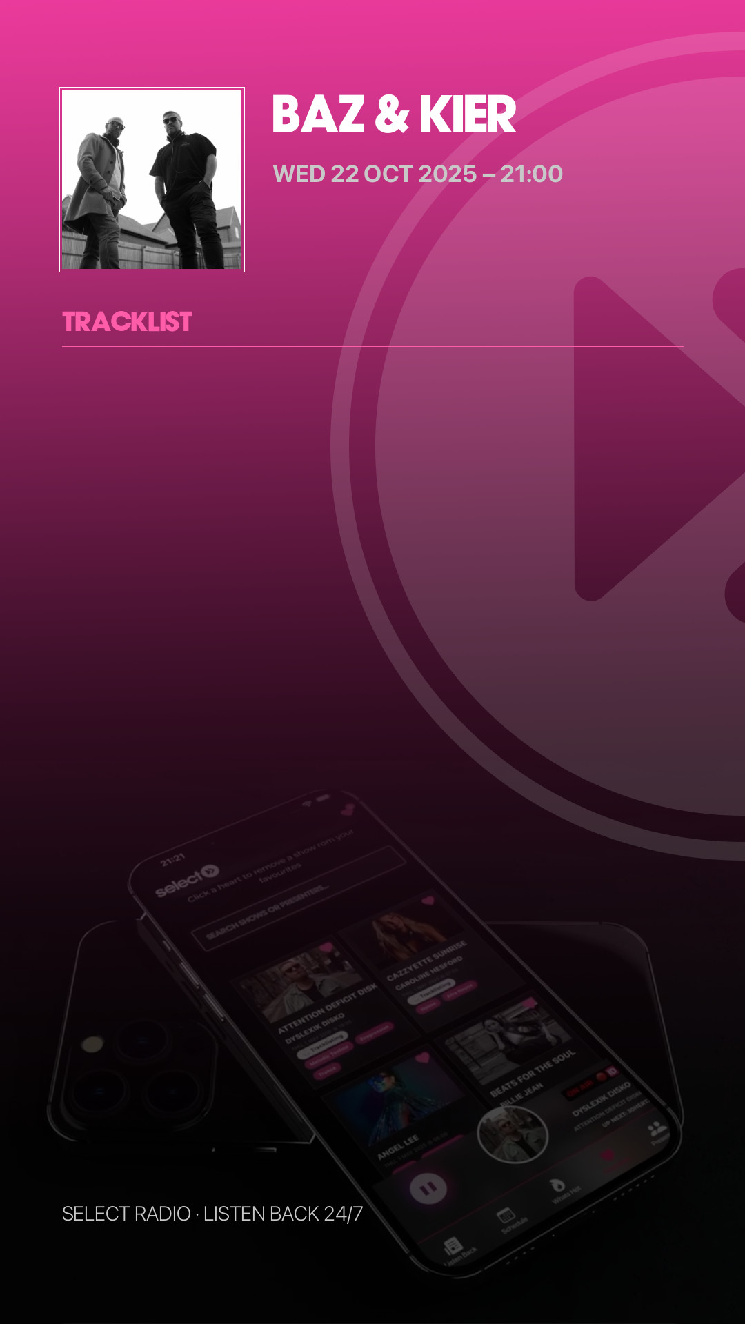 Tracklist Story Preview