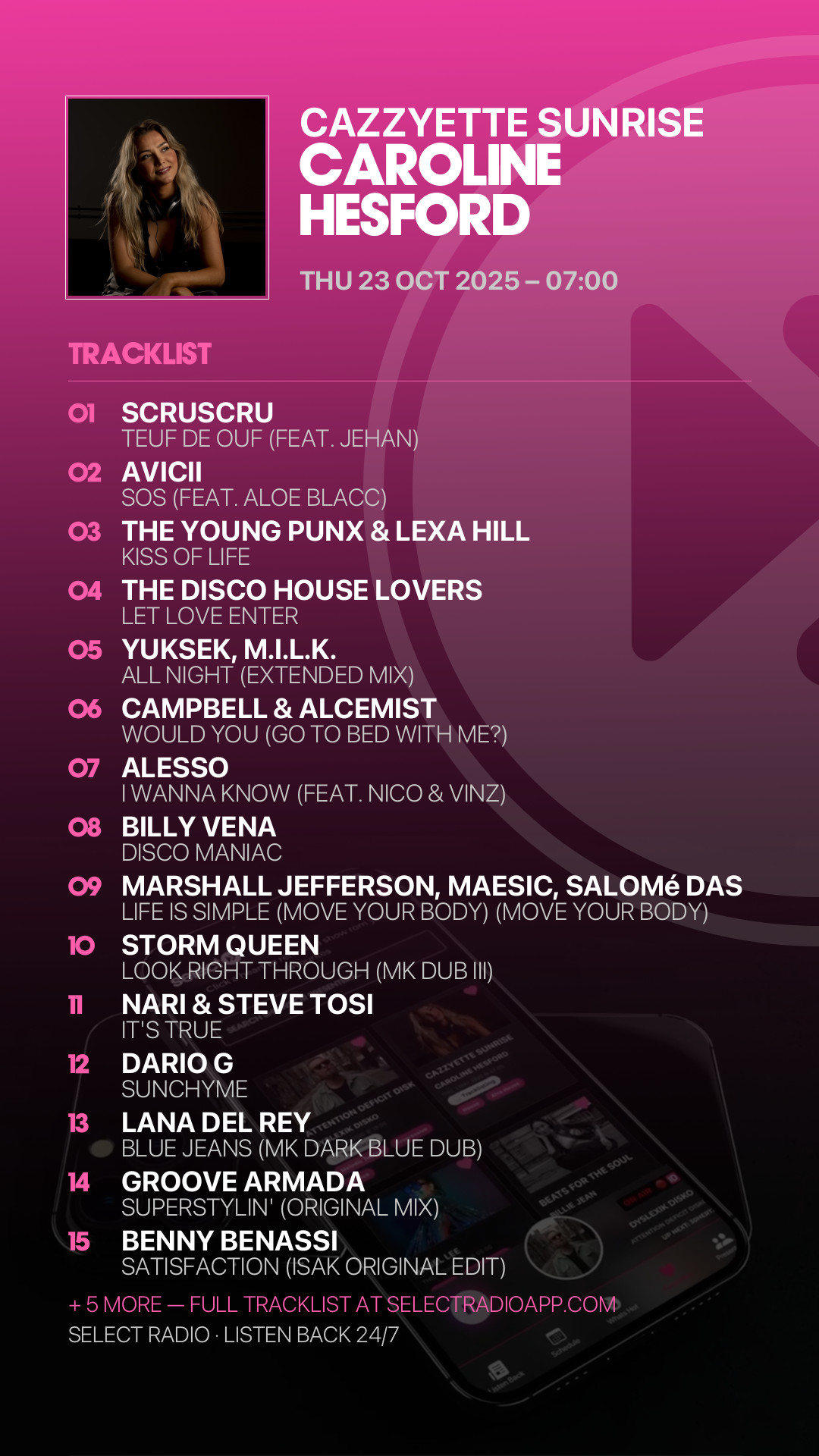 Tracklist Story Preview