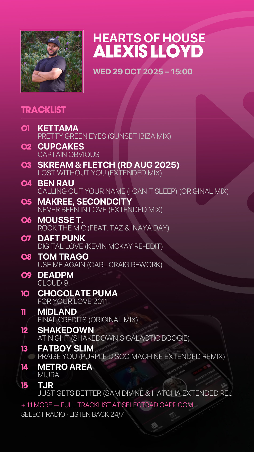 Tracklist Story Preview